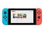 Switch with Neon Blue and Neon Red Joy-Con