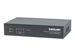 Intellinet PoE-Powered 5-Port Gigabit Switch with PoE Passthrough, 4 x PSE PoE ports, 1 x PD PoE port, IEEE 802.3at/af Power-over-Ethernet (PoE+/PoE), IEEE 802.3az Energy Efficient Ethernet, Desktop