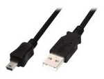 USB-kabel - USB (hane) till mini-USB typ B (hane)