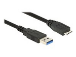 USB-kabel - USB typ A (hane) till Micro-USB Type B (hane)