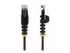StarTech.com 2.5m Slim LSZH CAT6 Ethernet Cable, 10 Gigabit Snagless RJ45 100W PoE Patch Cord, CAT 6 10GbE UTP Network Cable w/Strain Relief, Black, ETL/Low Smoke Zero Halogen