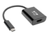 Eaton Tripp Lite Series USB C to HDMI Adapter Converter M/F 4K USB Type C to HDMI Black USB Type C, Thunderbolt 3 Compatible