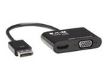 Tripp Lite Series DisplayPort to HDMI VGA Adapter Converter 4K x 2K @ 24/30Hz DP to HDMI VGA DPort 1.2