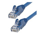 StarTech.com 1m LSZH CAT6 Ethernet Cable, 10 Gigabit Snagless RJ45 100W PoE Network Patch Cord with Strain Relief, CAT 6 10GbE UTP, Blue, Individually Tested/ETL, Low Smoke Zero Halogen