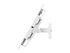 Compulocks iPad 10th-11th (A16) Gen Space Enclosure Bow Tilting Wall Mount White monteringssats