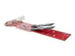 Dual M.2 PCIe SSD Adapter Card, x8 / x16 Dual NVMe or AHCI M.2 SSD to PCI Express 4.0, Up to 7.8GBps/Drive, For 2242/2260/2280/22110mm PCIe M-Key M2 SSDs, Bifurcation Required