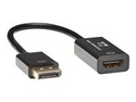 Eaton Tripp Lite Series 6in DisplayPort to HDMI Adapter Converter 4K x 2K @ 24/30Hz Active UHD DP to HDMI M/F DPort 1.2 6"