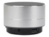 Manhattan Metallic Bluetooth Speaker (Clearance Pricing), Splashproof, Range 10m, microSD card reader, Aux 3.5mm connector, USB-A charging cable included (5V charging), Silver, Three Years Warranty