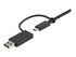 StarTech.com 1 m USB-C-kabel med USB-A-adapterdongel