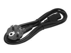 Zebra - strömkabel - power CEE 7/7 till power IEC 60320 C13
