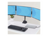 StarTech.com Triple Monitor Desk Mount For Up To Three 27in Screens, VESA 75x75/100x100, Tool-Less Arm Adjustments, C-Clamp/Grommet Mount, Spring-Assisted Arms monteringssats