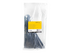 StarTech.com 9"(22cm) Metal Cable Ties, 1/4"(7mm) wide, 2-1/4"(55mm) Bundle Dia. 100lb(45kg) Tensile Strength, Nylon Coated 316 Stainless Steel, Self Locking Metal Detectable Ties, 50 Pack