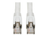 Eaton Tripp Lite Series Cat8 25G/40G Certified Snagless Shielded S/FTP Ethernet Cable (RJ45 M/M), PoE, White, 15 ft. (4.57 m)