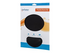 Manhattan Wrist Gel Support Pad and Mouse Mat, Black, 241 Ã— 203 Ã— 40 mm, non slip base, Lifetime Warranty, Card Retail Packaging