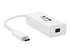 Eaton Tripp Lite Series USB-C to Mini DisplayPort Adapter Cable (M/F) with Equalizer, 8K UHD, HDR, DP 1.4, White, 6in