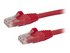 StarTech.com 7m CAT6 Ethernet Cable, 10 Gigabit Snagless RJ45 650MHz 100W PoE Patch Cord, CAT 6 10GbE UTP Network Cable w/Strain Relief, Red, Wiring is UL Certified/TIA