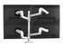 Ergotron LX Dubbel arm för staplade bldskärmar, hög stolpe, vit (monitorarm)