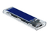 Delock External Enclosure for M.2 NVME PCIe SSD with USB Type-C female transparent