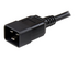 StarTech.com 1,8 m kraftig förlängningssladd, IEC 320 C13 till IEC 320 C20 svart förlängningssladd, 15 A 125 V, 14AWG, kraftig förlängare för strömkabel, IEC 320 C13 till IEC 320 C20 AC nätsladd