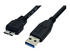 StarTech.com 0,5 m svart SuperSpeed USB 3.0-kabel A till Micro B ? M/M