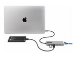 3-Port USB-C Hub with 2.5 Gigabit Ethernet and 100W Power Delivery Passthrough Laptop Charging, USB-C to 2x USB-A/1x USB-C, USB 3.2 10Gbps Type-C Adapter Hub