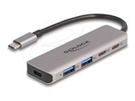 Hubb - 2 x USB-C + 2 x USB + 1 x USB-C (strömleverans)