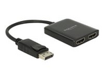 DisplayPort 1.4 Splitter 1 x DisplayPort to 2 x HDMI MST