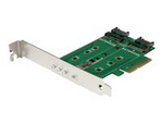3-port M.2 SSD (NGFF) Adapter Card