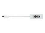 Tripp Lite Series USB-C to Mini DisplayPort Adapter Cable (M/F) with Equalizer, 8K UHD, HDR, DP 1.4, White, 6in