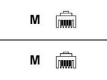 Modemkabel - RJ-11 (hane) till RJ-11 (hane)