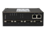 4 Port Industrial RS-232 / 422 / 485 Serial to IP Ethernet Device Server