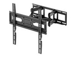 Manhattan TV & Monitor Mount, Wall, Full Motion, 1 screen, Screen Sizes: 32-55", Black, VESA 100x100 to 400x400mm, Max 40kg, LFD, Tilt & Swivel with 3 Pivots, Lifetime Warranty