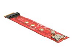 Adapter M.2 key B male > M.2 key B slot port saver + Nano SIM slot