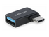 StarTech.com Right Angled USB-C to USB-A Adapter, USB 5Gbps, Compact USB-C Male to USB-A Female Adapter, Metal Housing, M/F