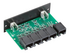 Black Box Modem Splitter 4-Port RS-232 with RJ-45 Rackmount Card