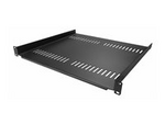 2-Pack 1U Server Rack Shelf, Vented, 44lb Capacity, 16" Deep (CABSHELF116V2PK)