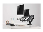 Manhattan Laptop Holder for VESA mount, Fits VESA 75x75 and 100x100mm, Fits laptops up to 17.3" (max 4kg), Black, Lifetime Warranty