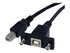 StarTech.com 1 ft Panel Mount USB Cable B to B
