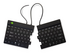 R-Go Split Ergonomiskt Tangentbord, QWERTY (US), svart, trådbunden