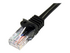 StarTech.com Cat5e patchkabel med hakfria RJ45-kontakter – 1 m, svart