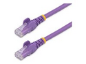 Startech 75ft CAT6 Ethernet Cable, 10 Gigabit Snagless RJ45 650MHz 100W PoE Patch Cord, CAT 6 10GbE UTP Network Cable w/Strain Relief, Purple, Wiring is UL Certified/TIA
