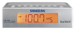 Sangean RC-5 klockradio, 5 favoriter, digital tuning, dubbla alarm, si