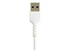 StarTech.com 30cm tålig, vitt USB-A till Blixtkabel