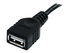 StarTech.com 1,8 m svart USB 2.0-förlängningskabel A till A – M/F