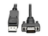 Eaton Tripp Lite Series DisplayPort 1.2 to VGA Active Adapter Cable (DP with Latches to HD15 M/M), 3 ft. (0.9 m)