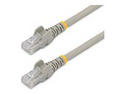 Startech 75ft CAT6 Ethernet Cable, 10 Gigabit Snagless RJ45 650MHz 100W PoE Patch Cord, CAT 6 10GbE UTP Network Cable w/Strain Relief, Gray, Wiring is UL Certified/TIA
