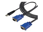 15 ft 2-in-1 Ultra Thin USB KVM Cable