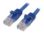 StarTech.com Cat5e patchkabel med hakfria RJ45-kontakter ? 2 m, blå