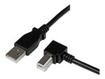 1m USB 2.0 A to Right Angle B Cable Cord