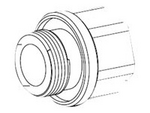 MIC-M25XNPT34 - Gängadapter för kamera
